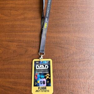 Dead & Company at Sphere VIP pass and lanyard (July 11-13),